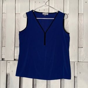 🐙6/$20 NWOT Calvin Klein Tank Blue Black Medium
